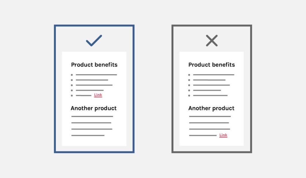 2 types of backlink context